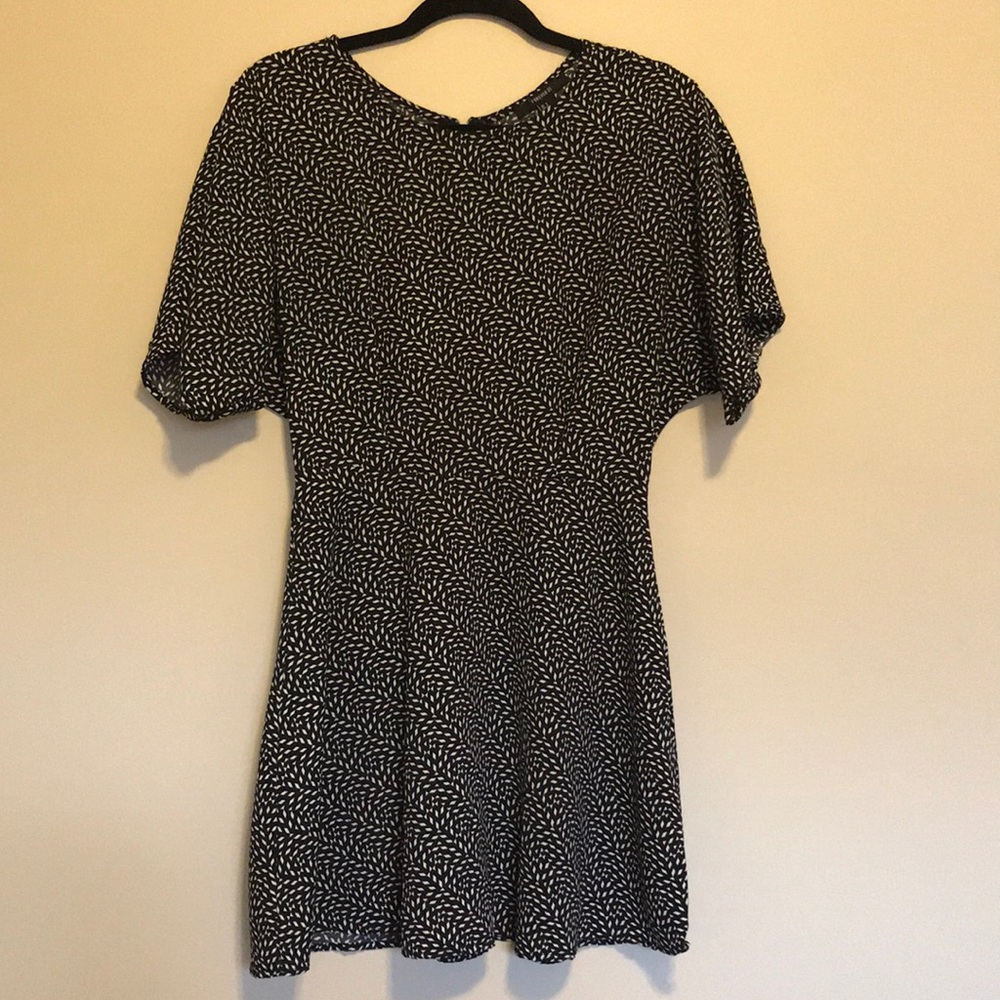 Black and white dress